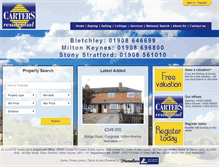 Tablet Screenshot of carters.co.uk